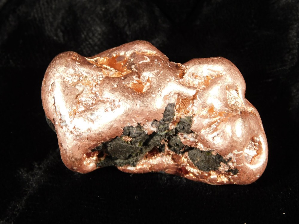 Heavy Solid 100% Natural COPPER NUGGET or Native Copper Float Michigan 98.1gr