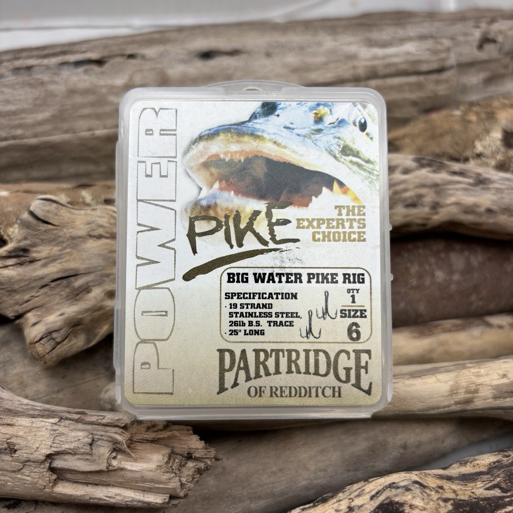 Partridge Pike Power Single-Hook Treble Rigs