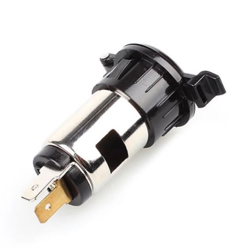 Power Socket for Car and Motorcycle Suitable for GPS and Mobile Devices