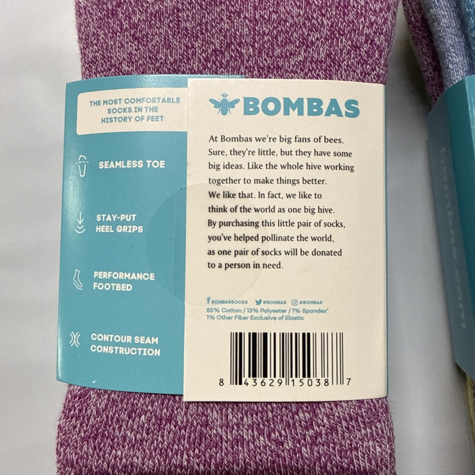 12Pack Bombas Women's Lightweight No Show Socks Mixed Bright Colors Size Medium