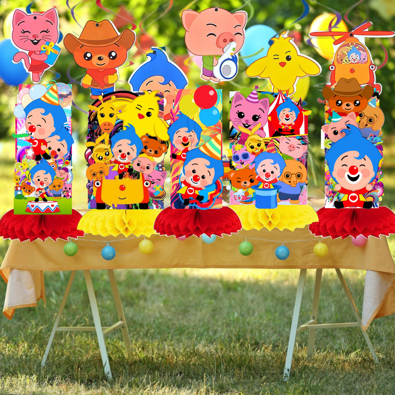 CIRCUS plate birthday party supplies favor centerpiece decoration event theme