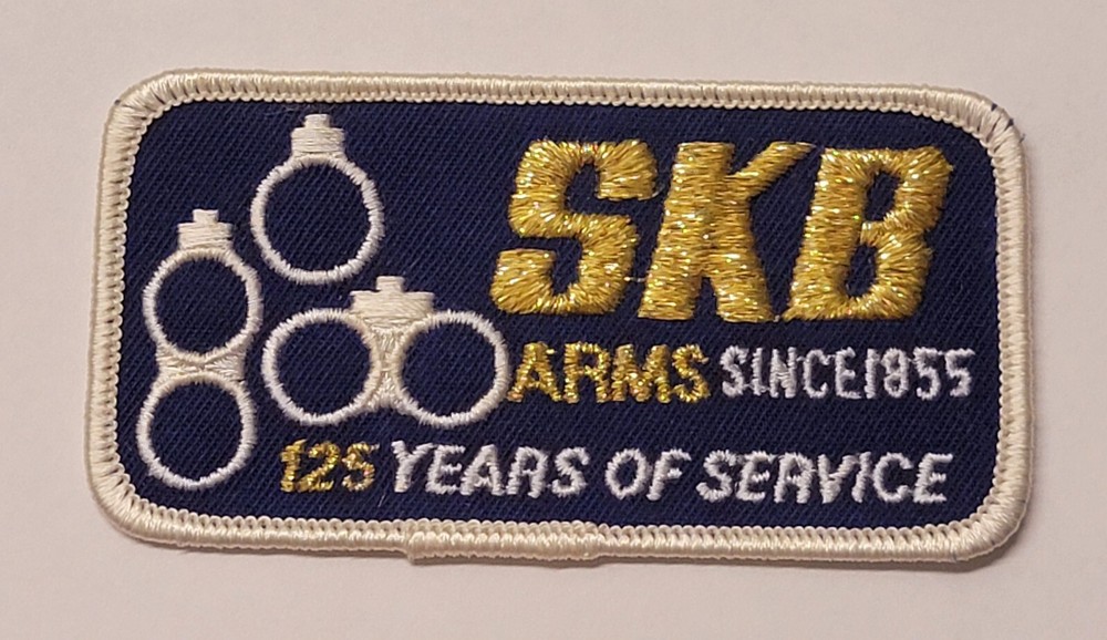 SKB Arms Patch Side by Side Automatic Over Under Since VTG 1980's Htf