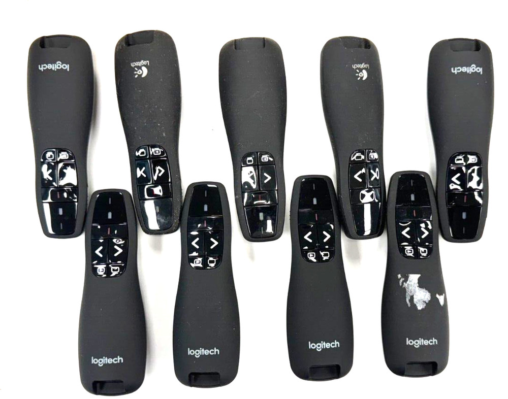 9 PACK - Logitech R400 Wireless Red Laser Presentation Remote Pointer