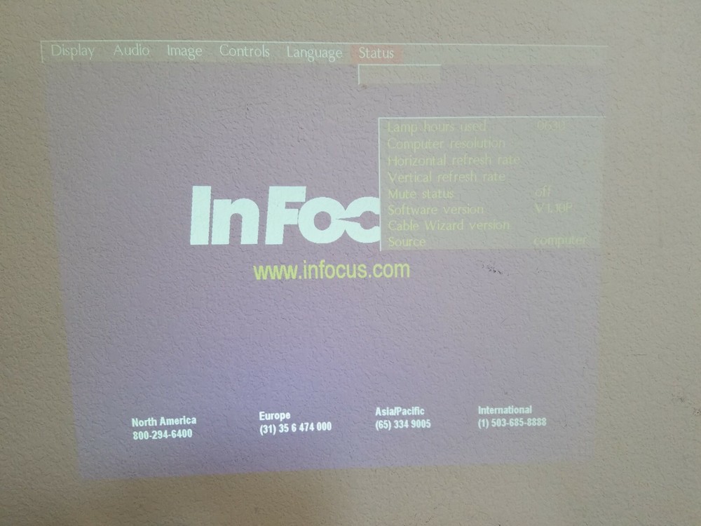 In Focus LCD Projector LP435Z