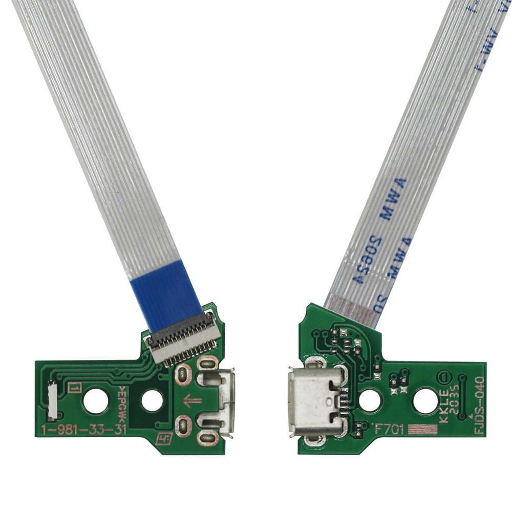 2X NEW USB Charging Port Board Dock Connector Flex Cable For Sony PS4 Controller