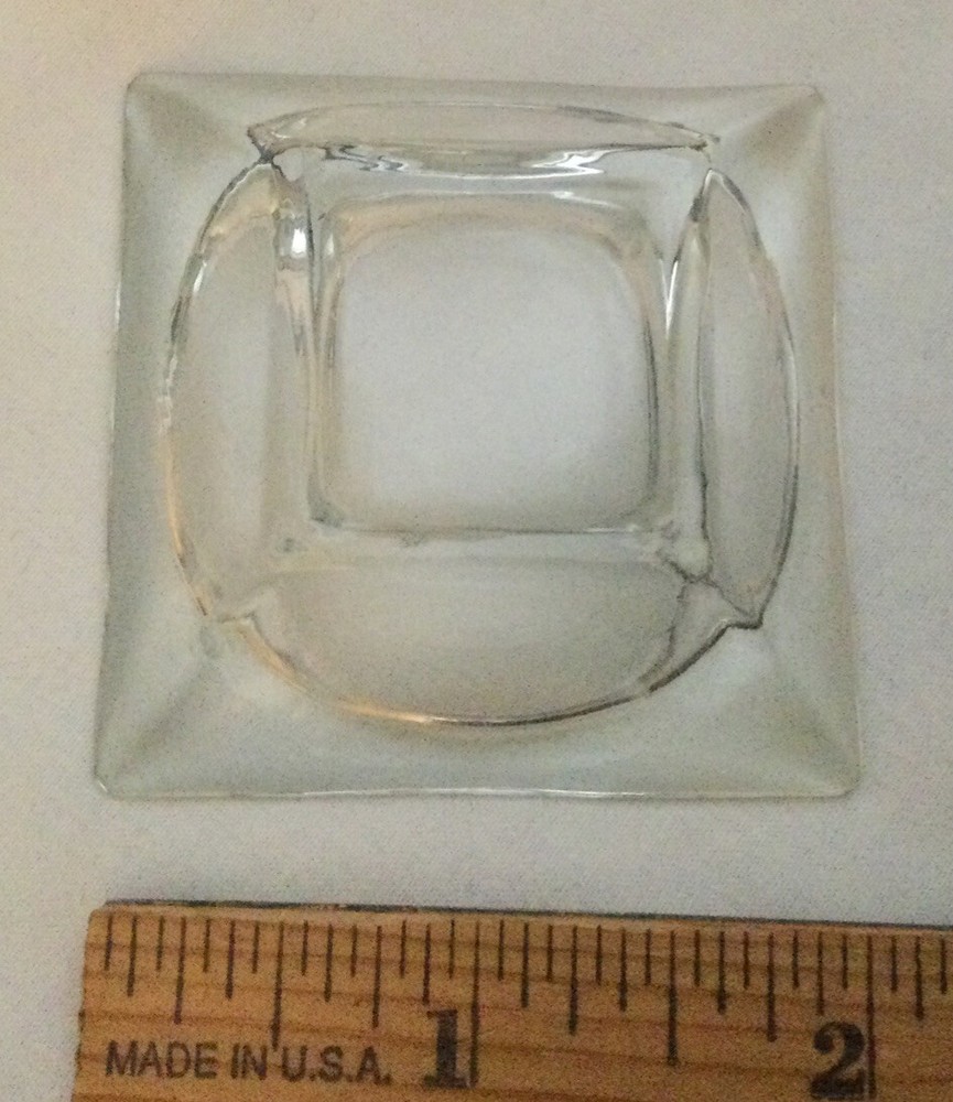 Square Clear Glass Open Salt Cellar - 2" x 2"