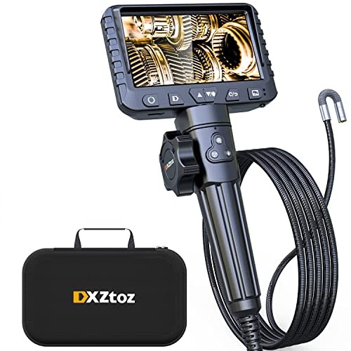 Two-Way Articulating Borescope with Light, Video Industrial Endoscope