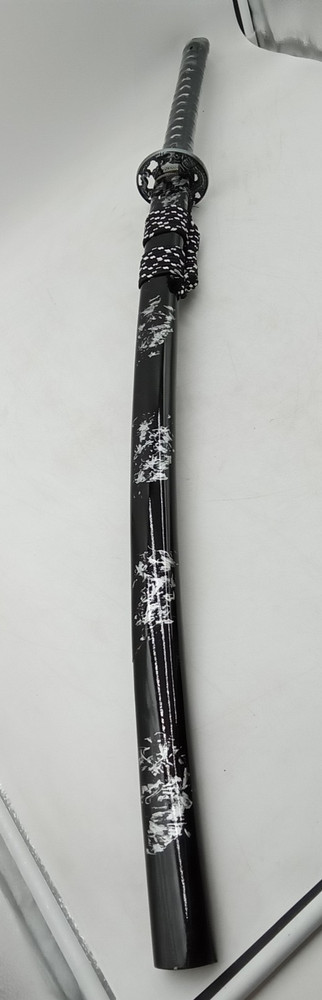 Black Samurai Japanese Sword Hand Forged