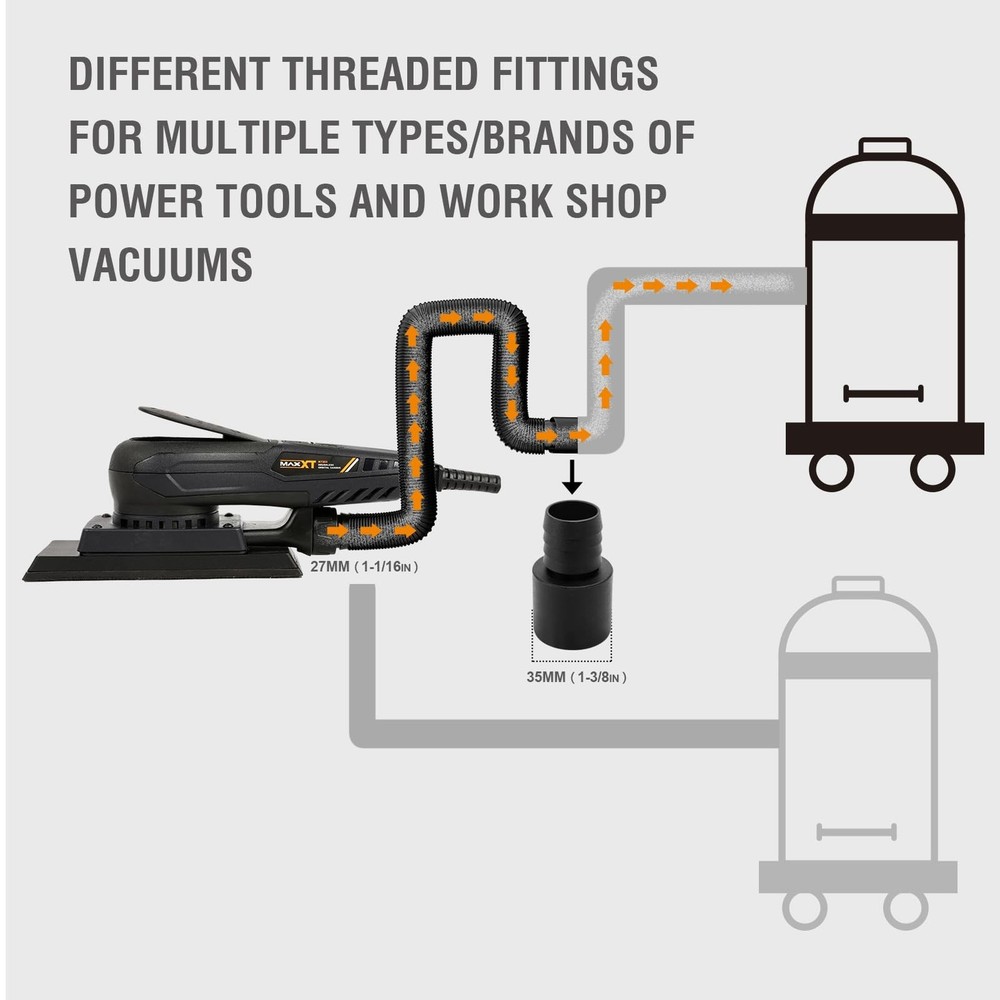 MAXXT Brushless Sheet Sander Electric 3mm Orbital 350W 3A Multi-function 1000...