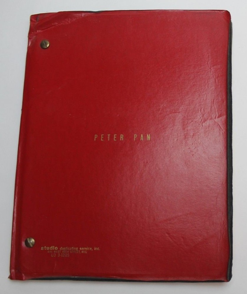 PETER PAN / Zev Bufman 1979 Original Broadway Revival Play Script, Sandy Duncan