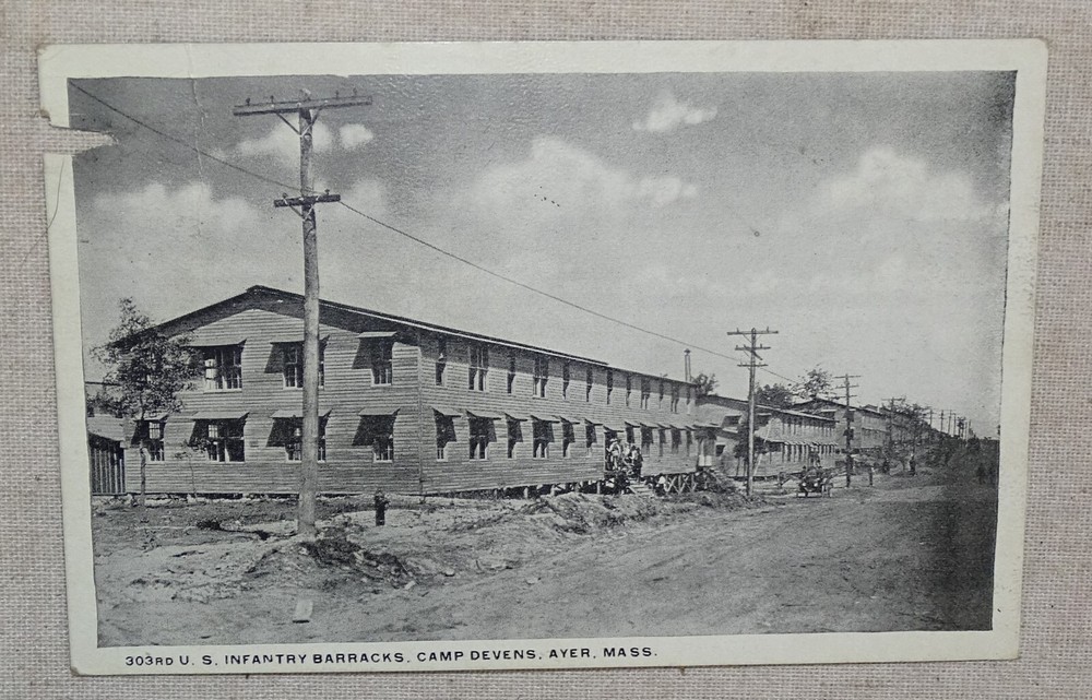 Camp Devens Postcards, 1917 Germany Blunders Book, 1919 John O'Sullivan Program