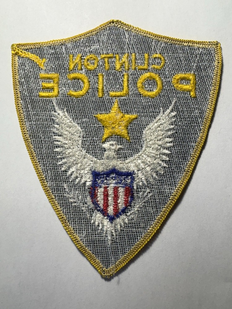 Clinton Illinois Police Patch