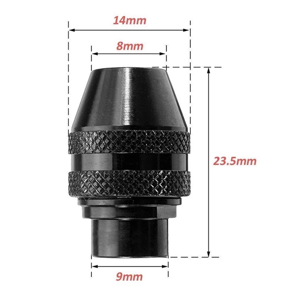 2Pcs Multi Chuck Quick Change Adapter Drill Bit Chuck Rotary Accessories Kit UK