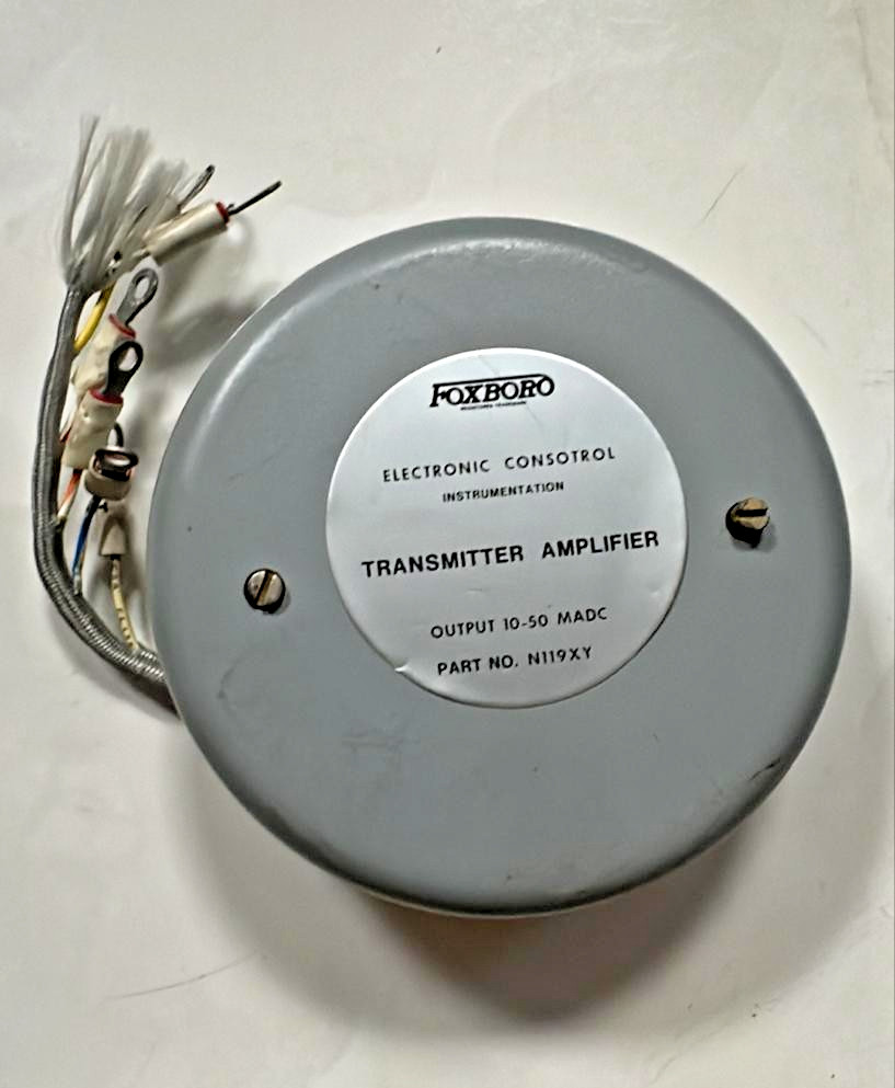 FOXBORO Electronic Consotrol N119XY Transmitter Amplifier Output 10 - 50 MADC