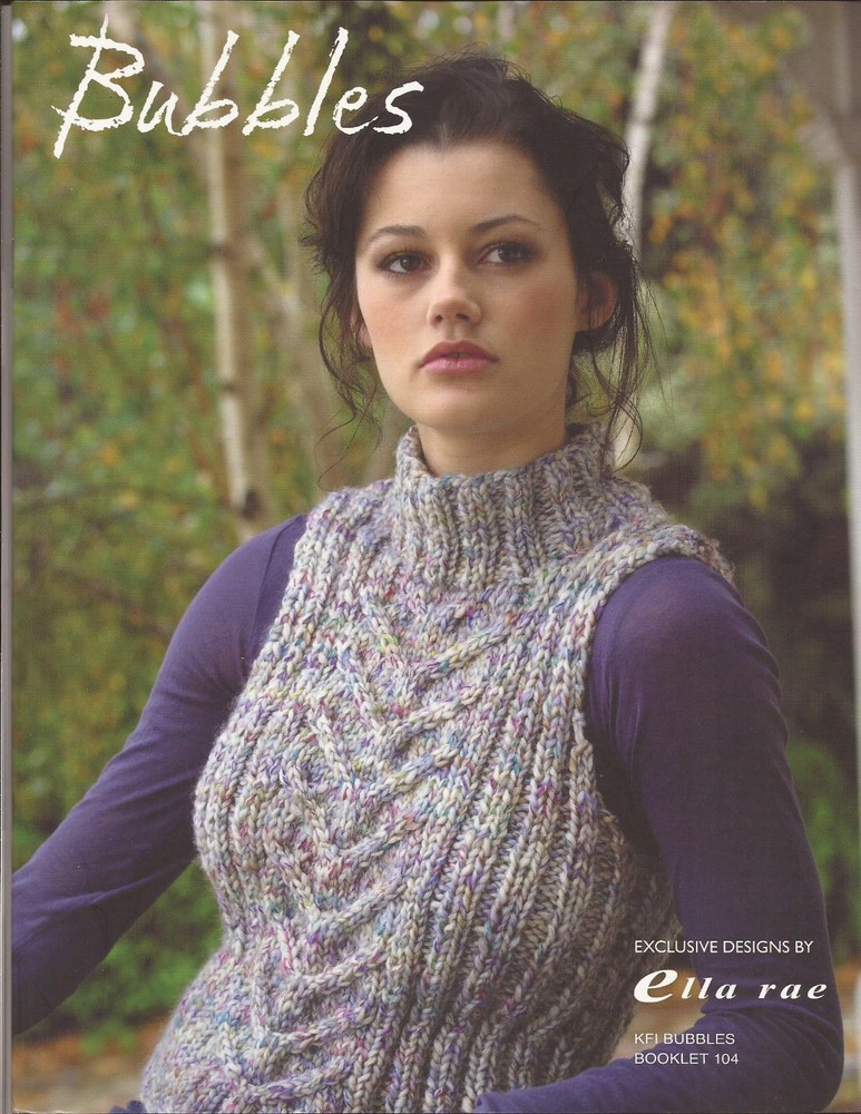 ELLA RAE BOOKLET 104- GORGEOUS PATTERNS FOR KNITTING!