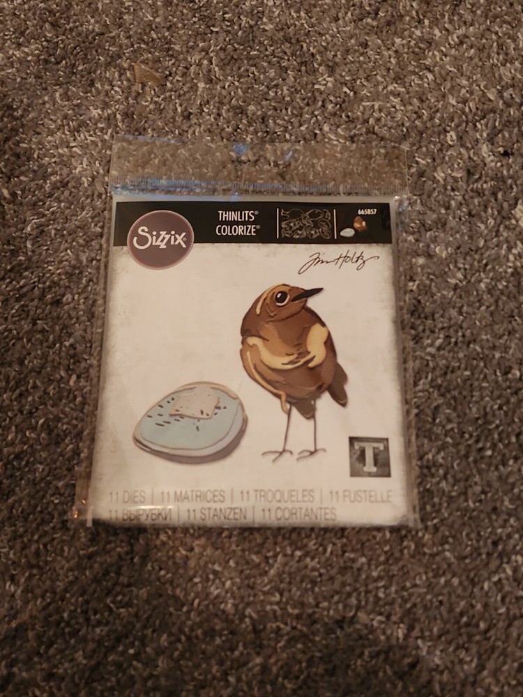 Sizzix Thinlits Dies, Bird & Egg Colorize 665857