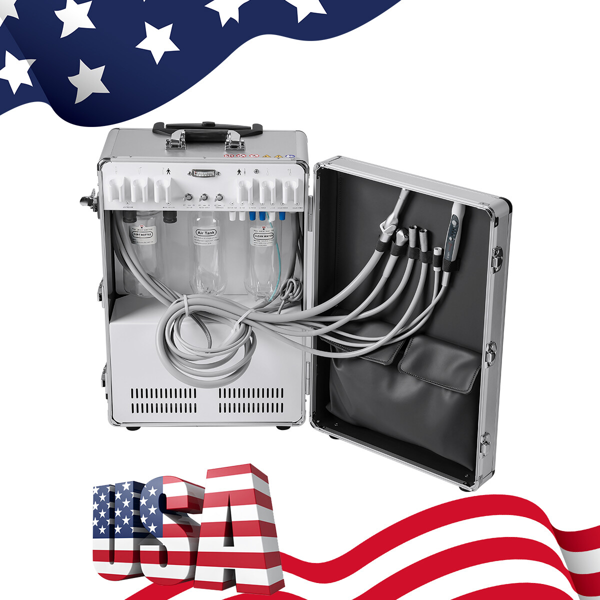 Dental Unit Chair DC Motor Computer Controlled/Dental Unit System Air Compressor