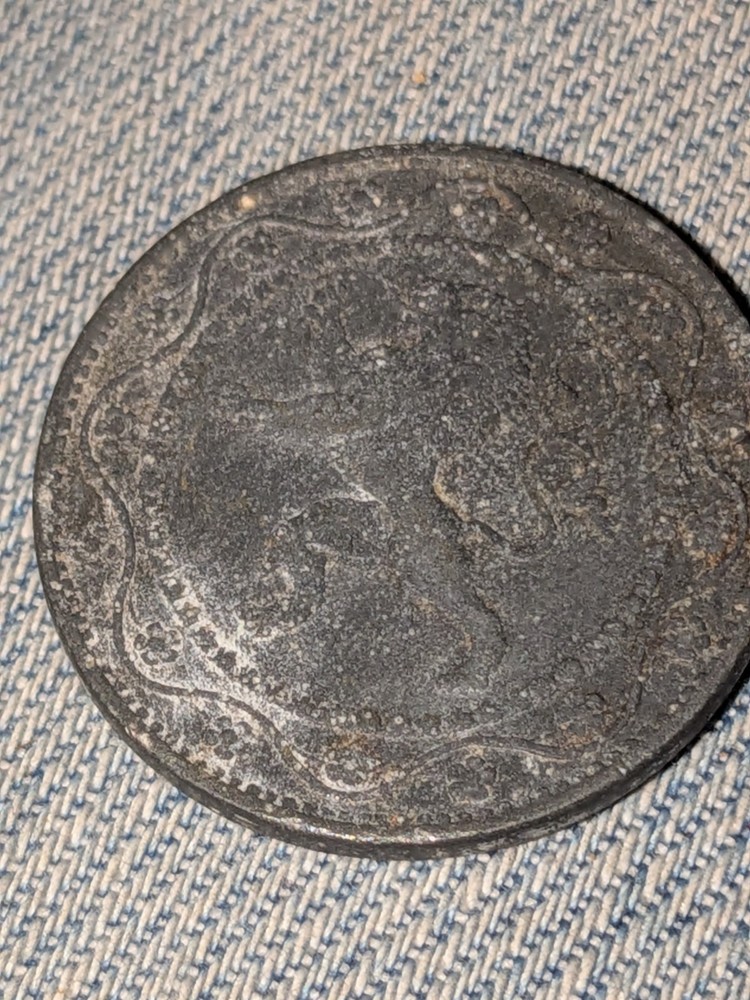 1916 Belgian 25 Centimes Coin