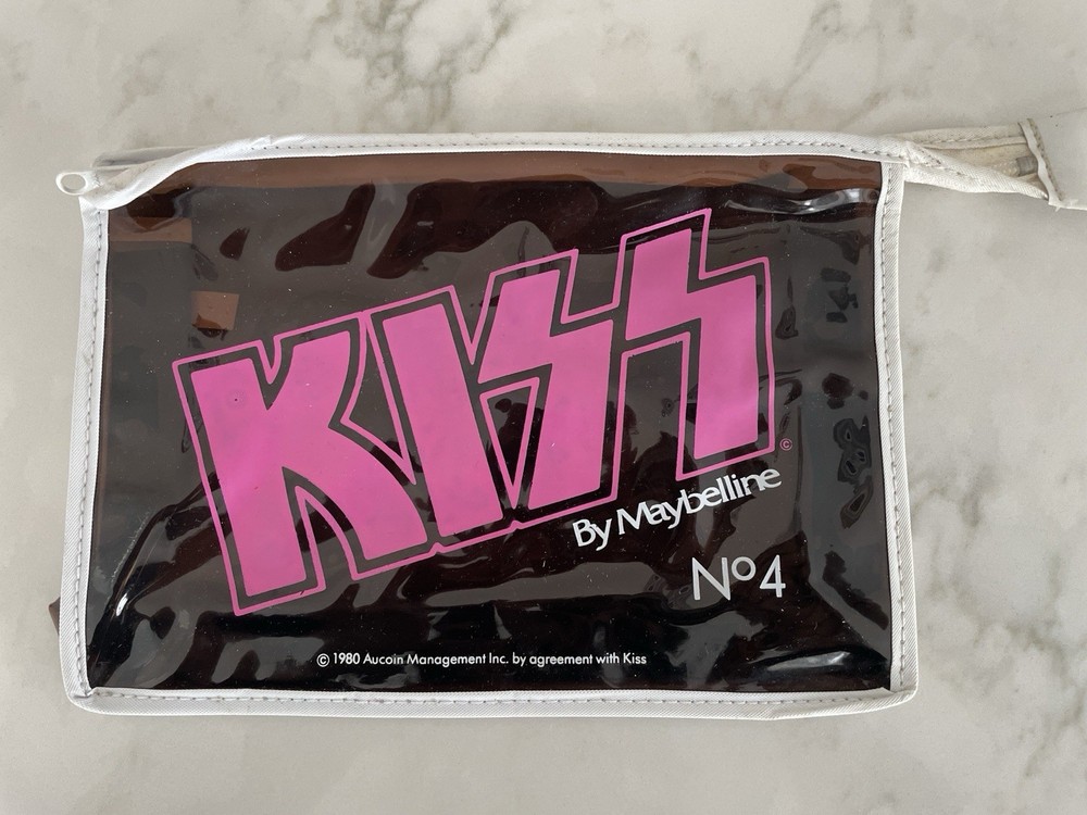 KISS Vintage 1980 Maybelline No4 Make-up Bag Aucoin by Agreement with Kiss GENE