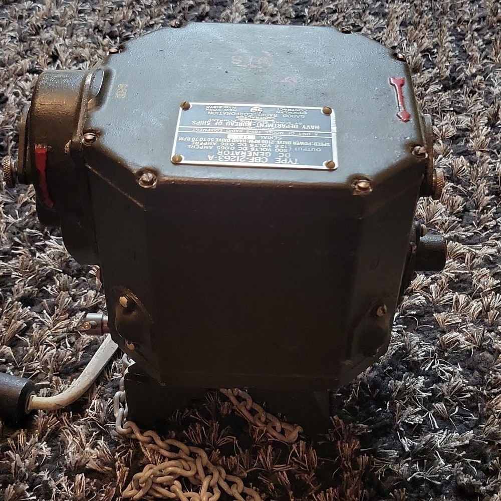 Cbf-21263-A Navy Generator