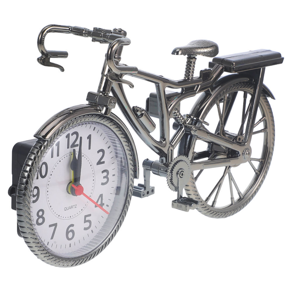 Bicycle Alarm Clock Retro Creative Clock Desktop Vintage Clock Desktop Decor