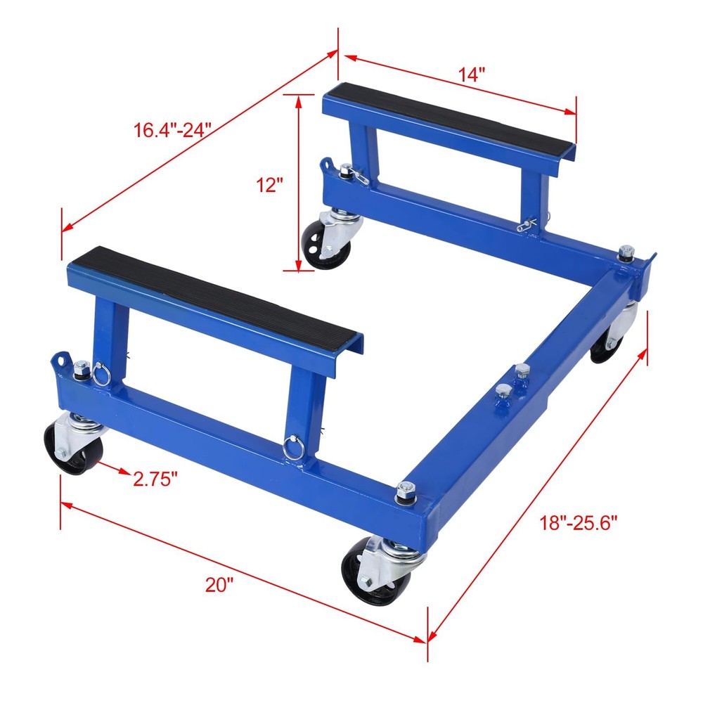 Motorcycle Engine Cradle Dolly 1500Lbs Engine Cradle Dolly ATV/UTV Engine Stand