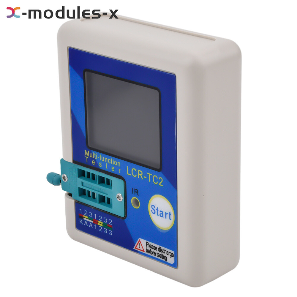 Upgraded LCR-TC2 Transistor Tester TFT Diode Triode Capacitance Meter ESR Kit