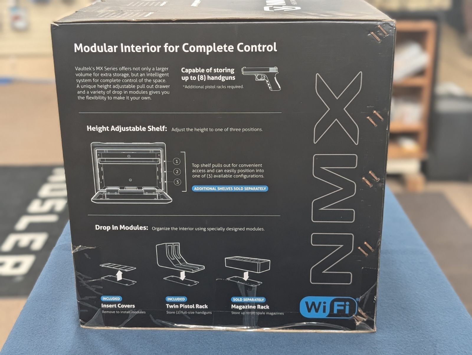 NEW Vaultek NMX-BK WiFi Smart Safe – Biometrics, Keypad, App Alerts