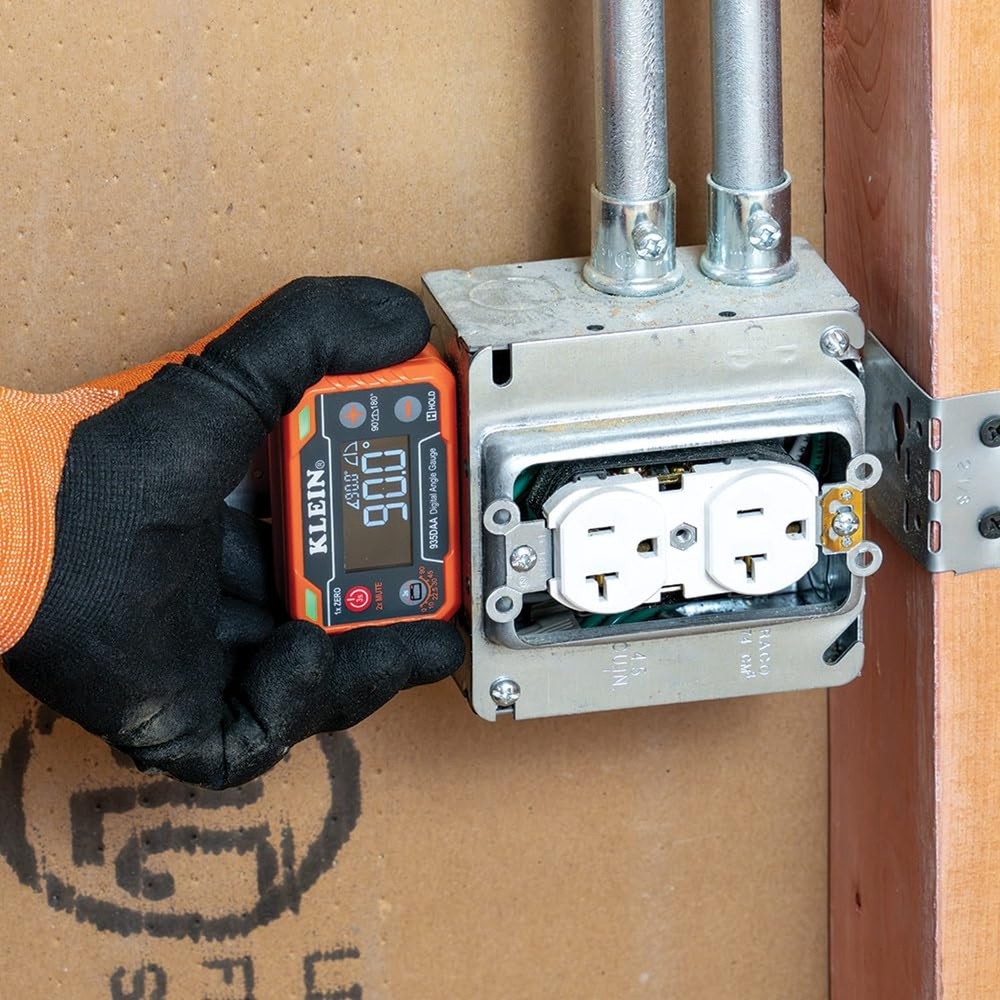 Klein Tools 935DAA Digital Electronic Level and Angle Gauge, LED Angle Alert,...