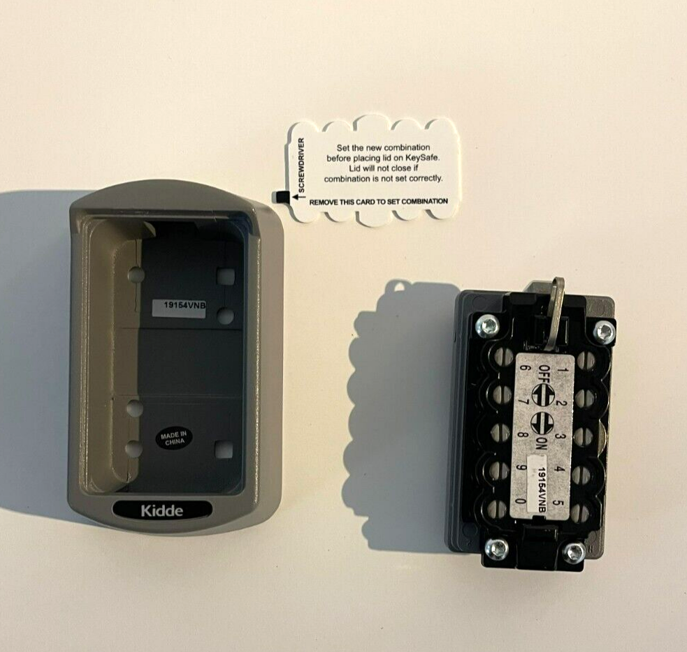 KIDDE 1324 Lock Box,Surface Mount,2 Keys