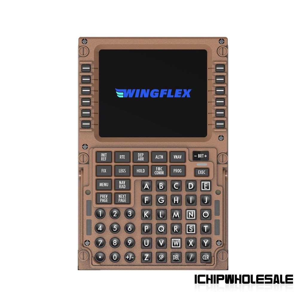 WingFlex B777 CDU Control Display Unit Aviation-Grade Flight Simulator CDU