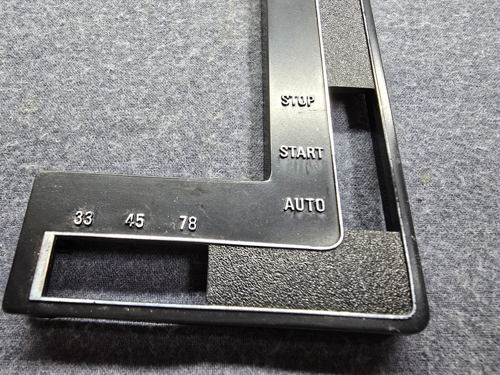 BSR C129R2 Turntable Part - Faceplate Speed, Record Size, Start/Auto/ Off