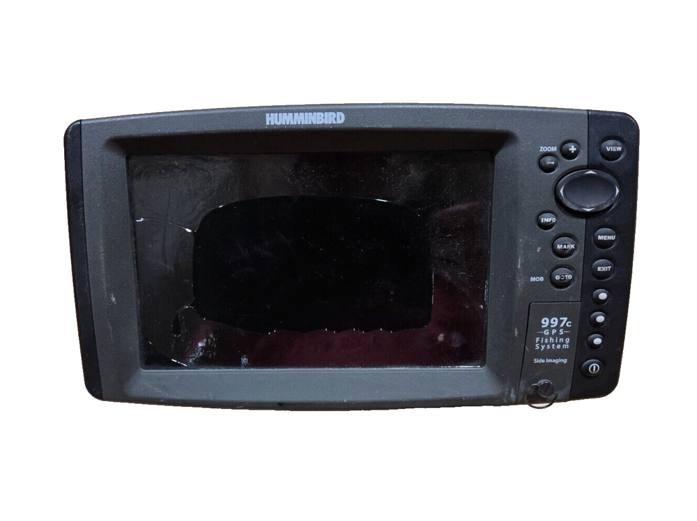Humminbird 997C Head Unit With Mount- UNTESTED AS IS FOR REPAIR