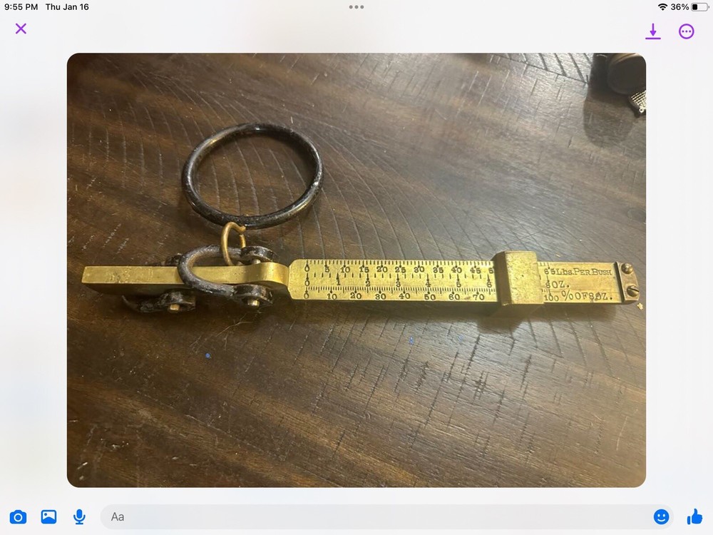 Buffalo 1900s Chondrometer Hanging Grain Scale