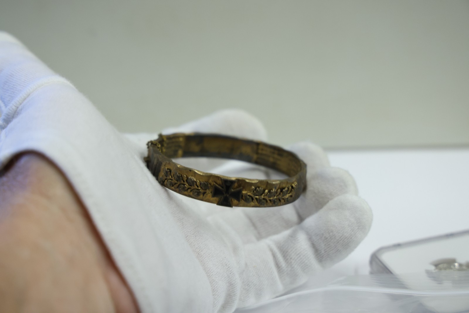 WWI German Patriotic 1916 Trench Art Bracelet