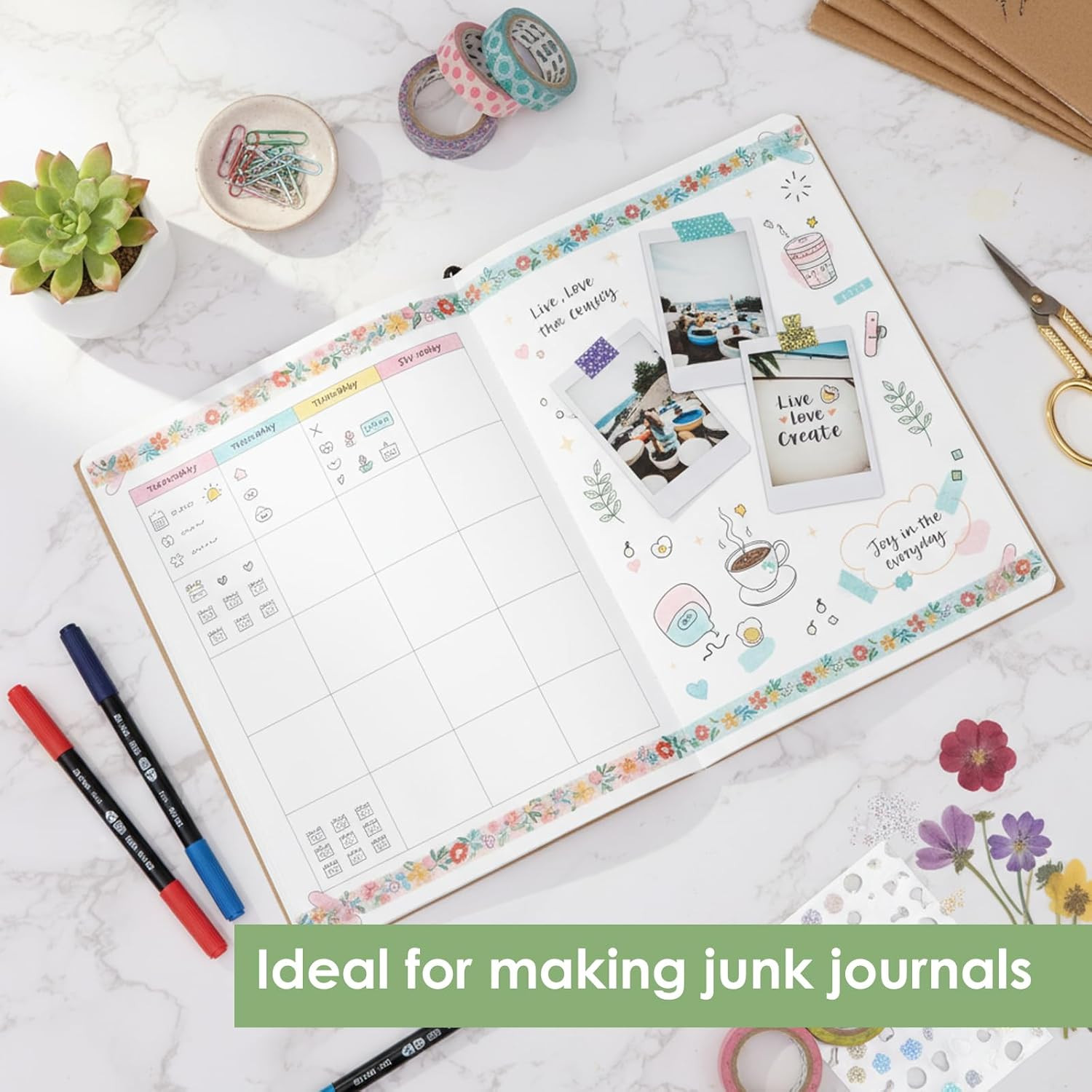 8 Pack Blank Kraft Notebooks Journals Notebook Sketch Drawing Pad Book Bulk for