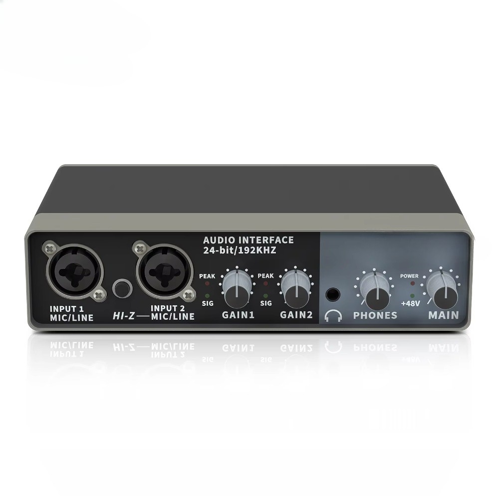 High Quality Professional USB Audio Interface E-22 for Computer PC Mobile Phones