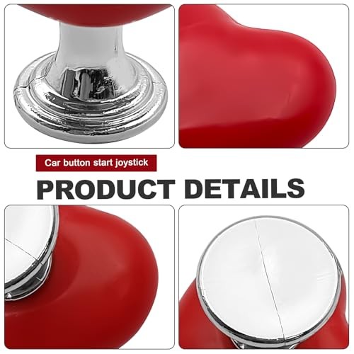 Car Push to Start Button Cover One Touch Engine Start Stop Ignition Switch Red