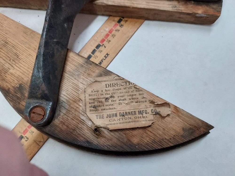 Vintage Store Stool - John Danner MFG. Co.