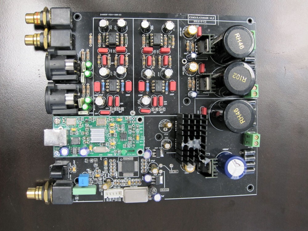 Breeze Audio Digital Audio Compress DAC ES9028PRO Decoder Board USB and display