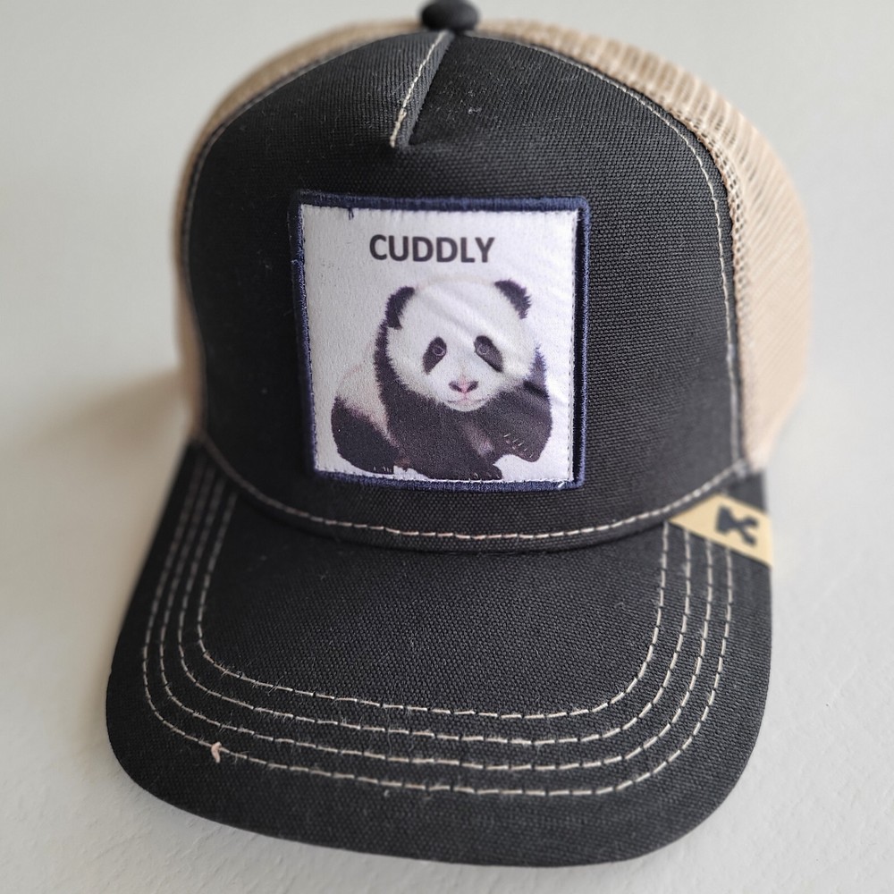 CUDDLY Hat Crazy Trucker Baseball Cap Mesh Panel Adjustable One Size Snap Back