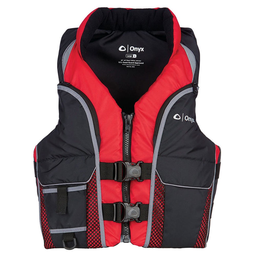 Single Type III Adult Medium Red Soft Foam Personal Floatation Device