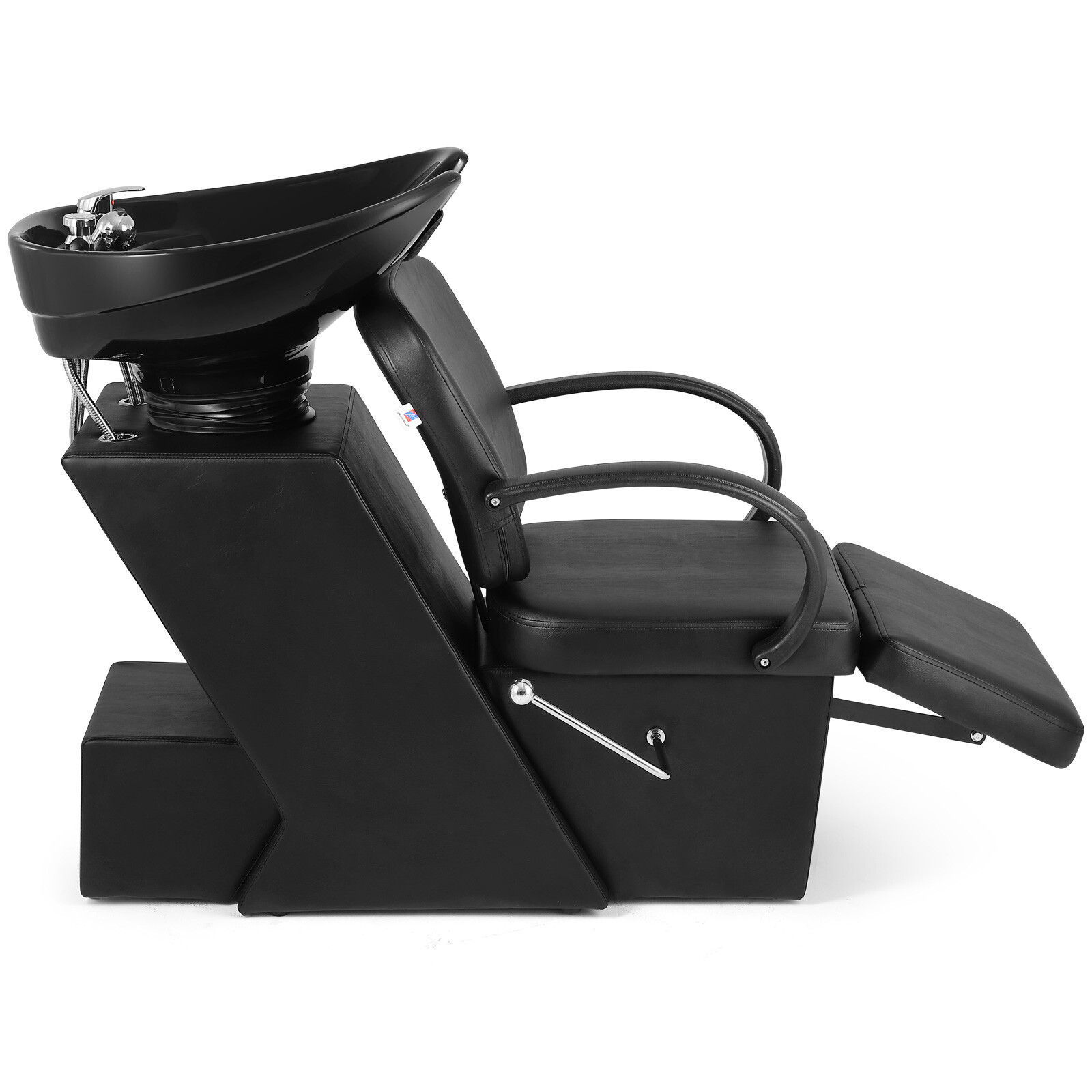 Barber Backwash Shampoo Chair Ceramic Bowl Sink Salon Beauty Spa Stylist Station