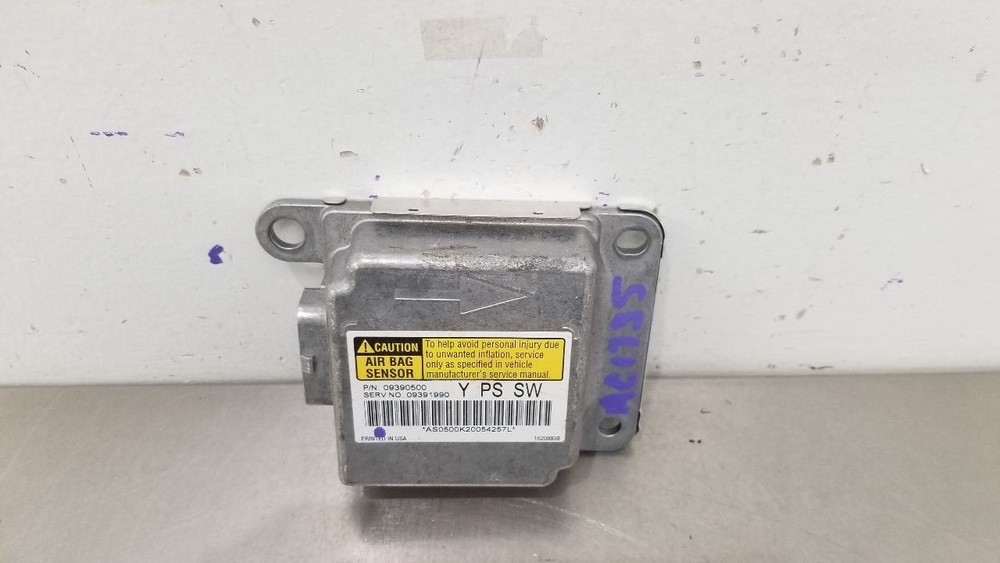 2000 CHEVY CORVETTE C5 SRS CONTROL MODULE 9391990