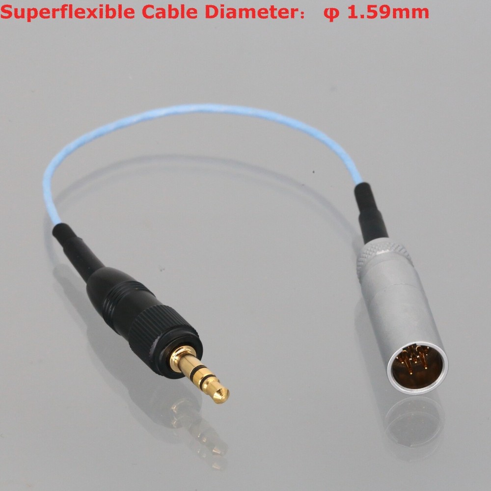 Mini-XLR TA5M 5P Male to Push-Pull 3.5mm Stereo Plug Cable Transmitter Bodypack