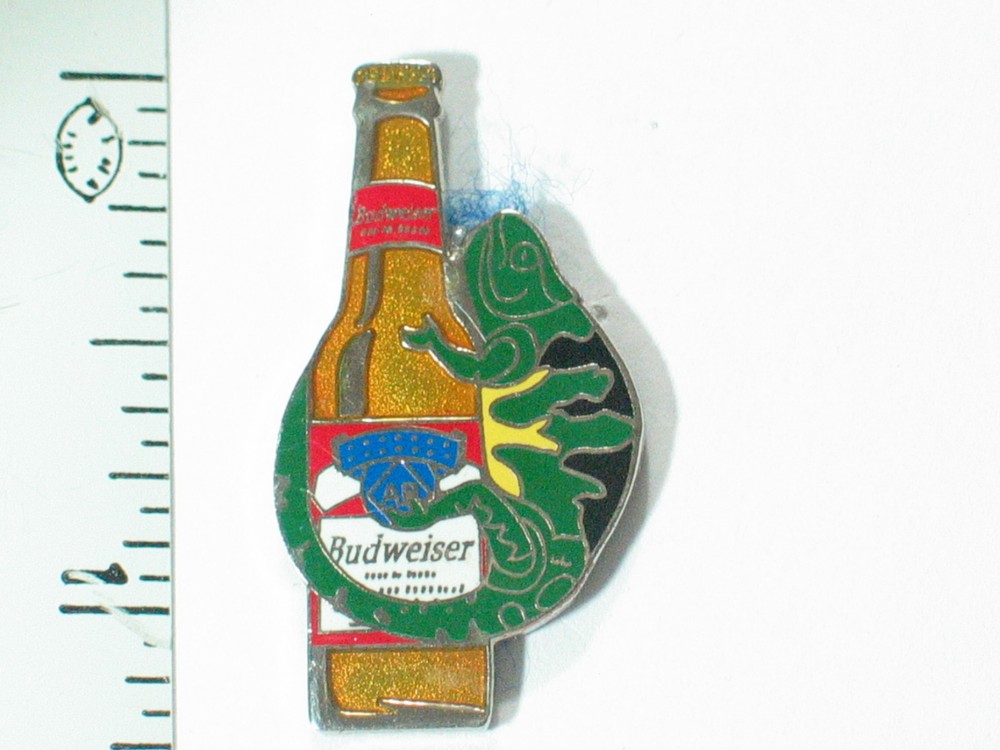 Vintage Budweiser Chameleon Beer Pin