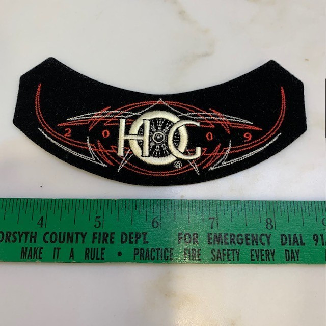 2009 Harley Davidson HOG patch biker vest emblem motorcycle memorabilia