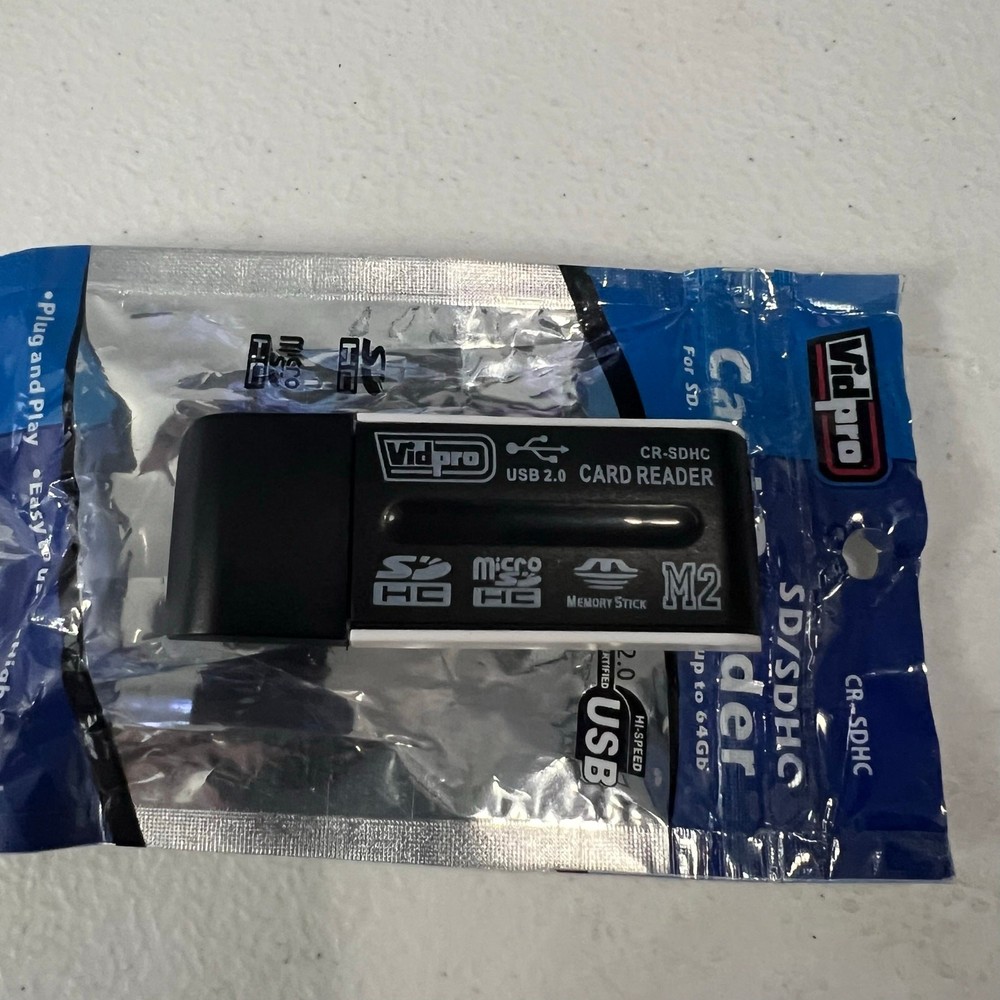 VidPro CR-SDHC SD/SDHC Card Reader