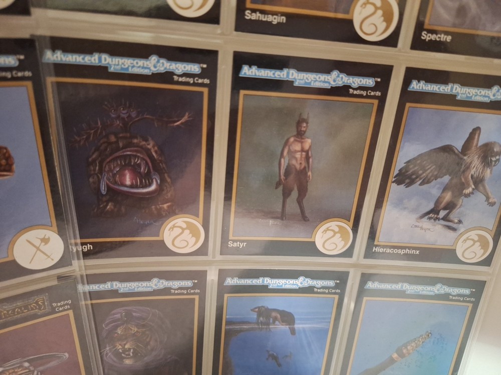 18 Dungeons And Dragons Cards. 1992