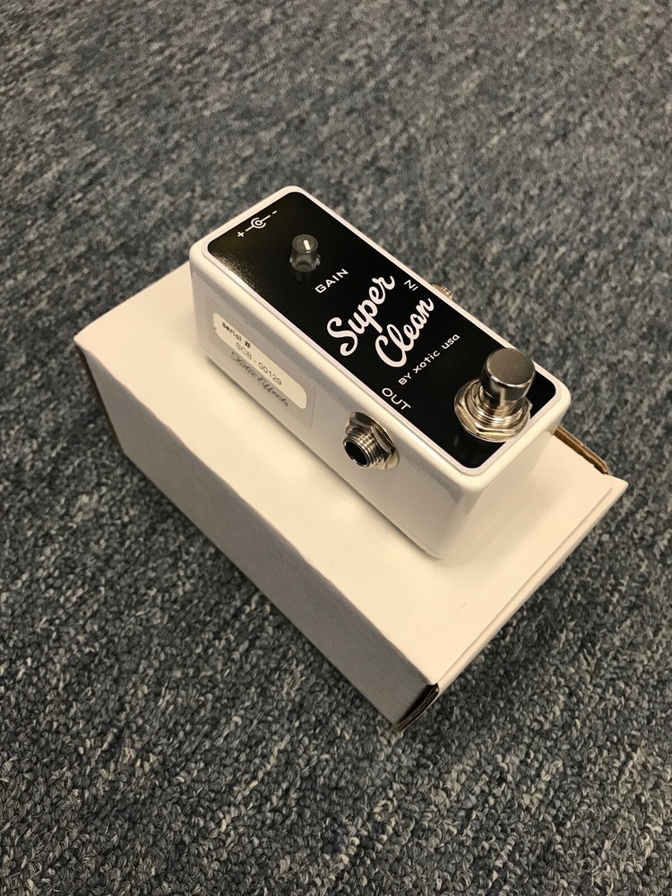 Xotic Effects Super Clean Buffer Boost Pedal Brand New!
